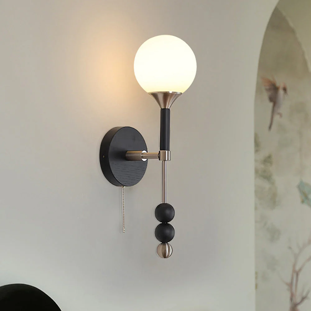 Medieval Wooden Long Wall Light - Image 10