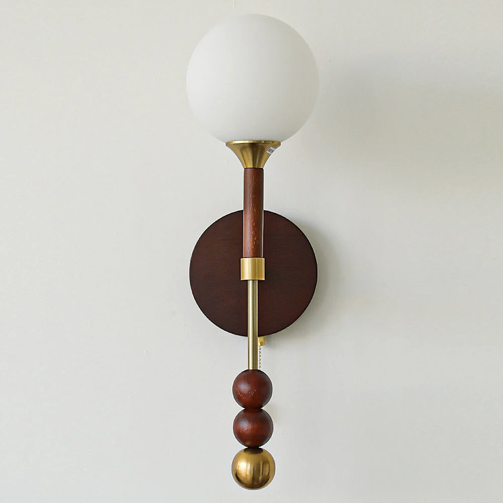 Medieval Wooden Long Wall Light - Image 8