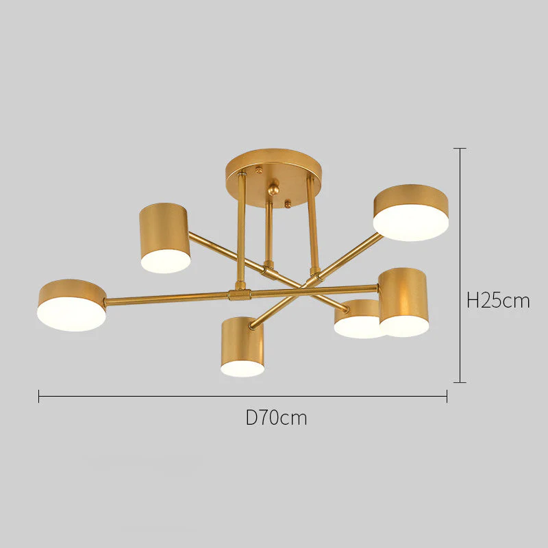 Metal Painted Finishes LED Ceiling Light Circle Design Flush Mount Lights - Image 13