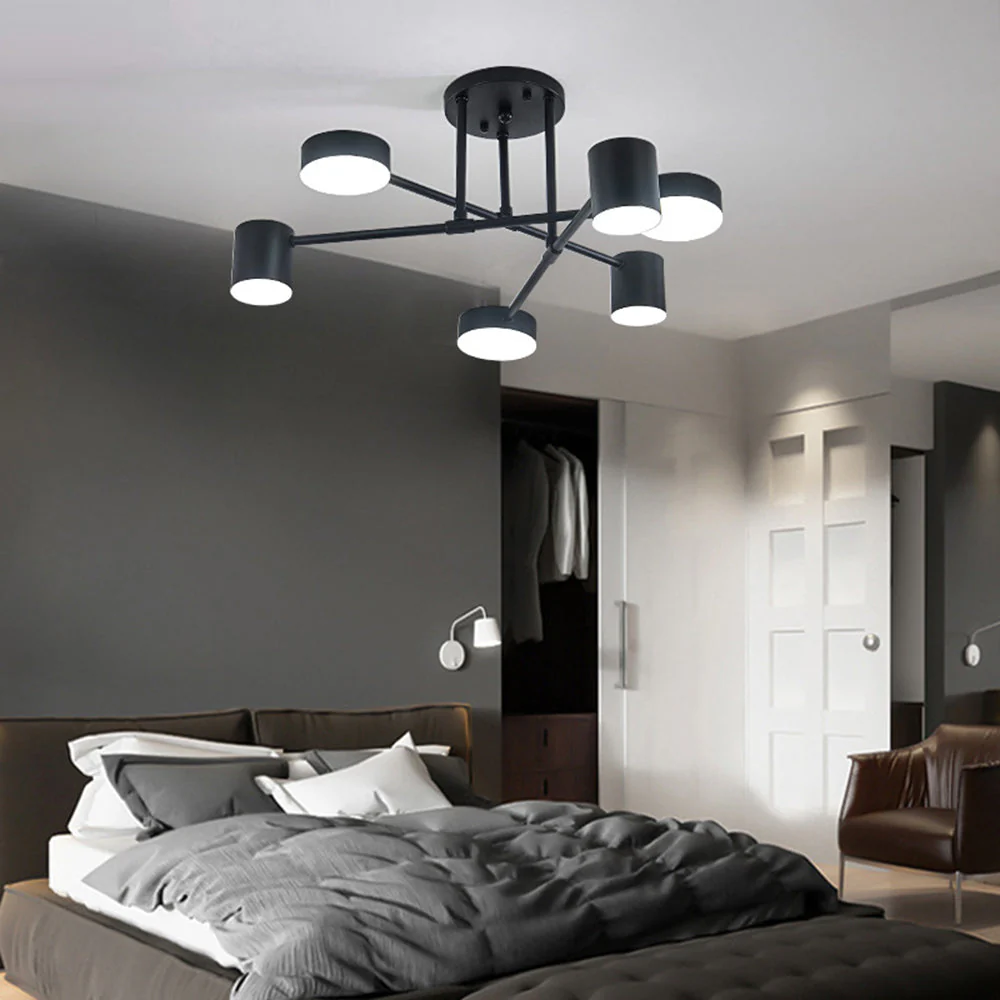 Metal Painted Finishes LED Ceiling Light Circle Design Flush Mount Lights - Image 15