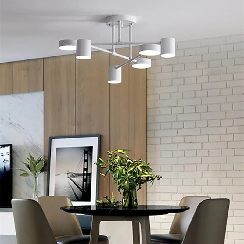 Metal Painted Finishes LED Ceiling Light Circle Design Flush Mount Lights - Image 17