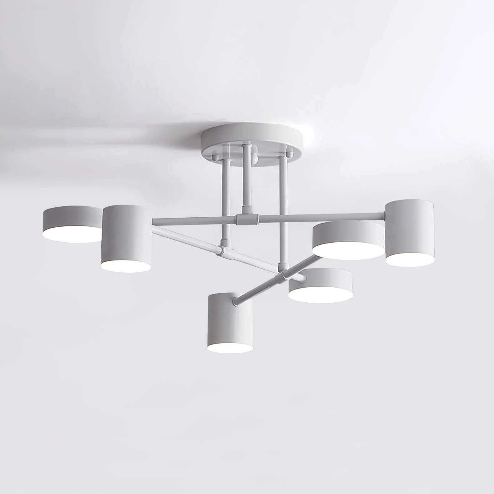 Metal Painted Finishes LED Ceiling Light Circle Design Flush Mount Lights - Image 20