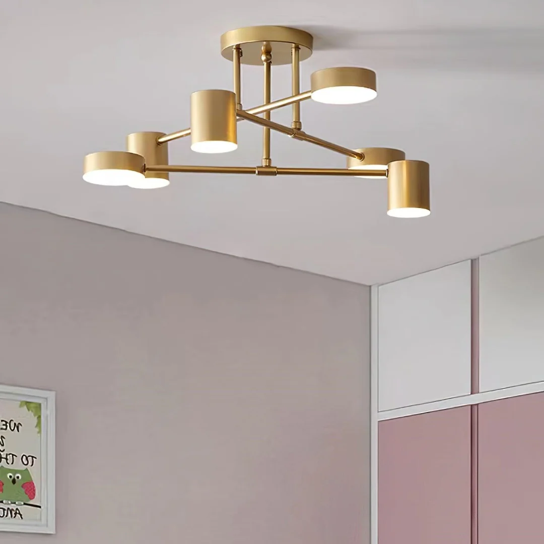 Metal Painted Finishes LED Ceiling Light Circle Design Flush Mount Lights - Image 6