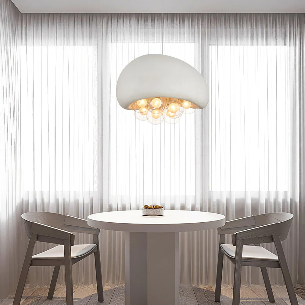 Micro-Cement Nordic Cream Style Pendant Light - Image 6