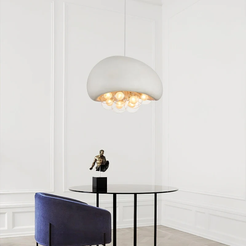 Micro-Cement Nordic Cream Style Pendant Light - Image 7