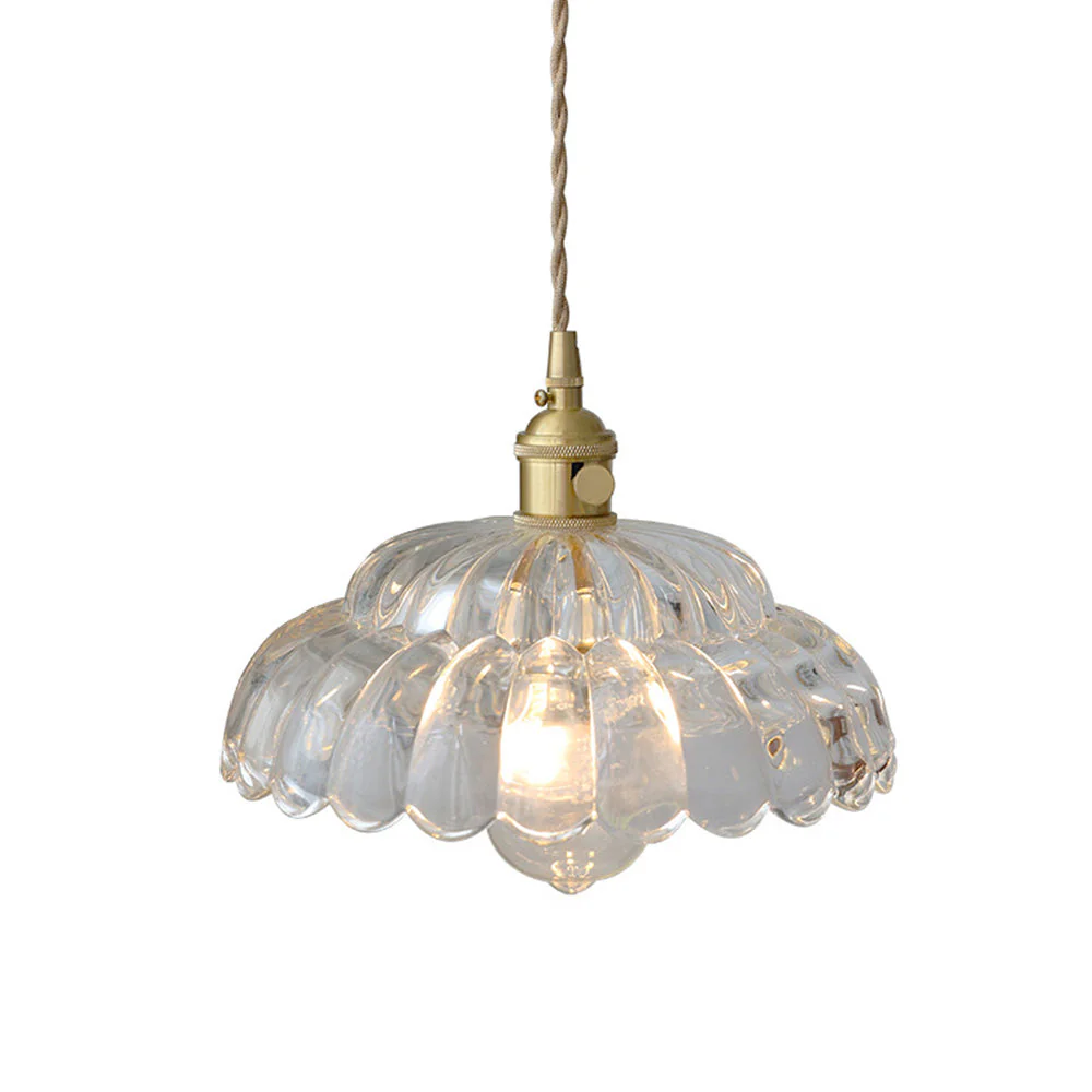 Mid-Century Clear Glass Elegance Pendant Light - Image 11