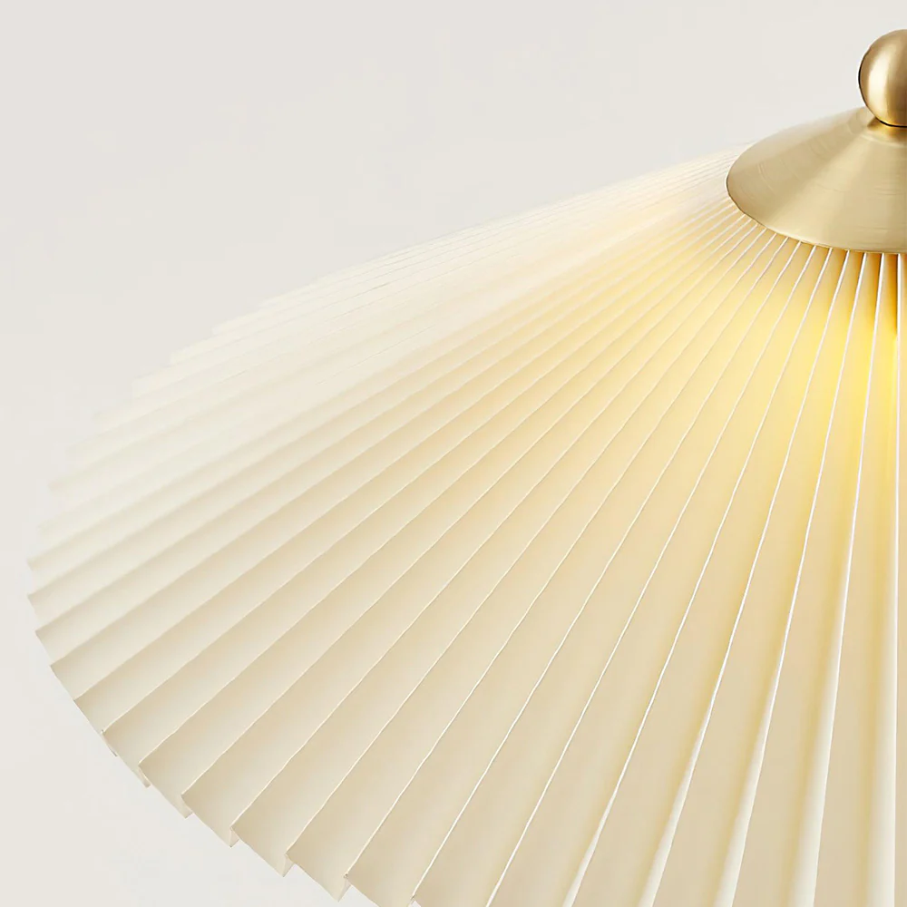 Mid Century Modern Pleated Table Lamp - Image 11