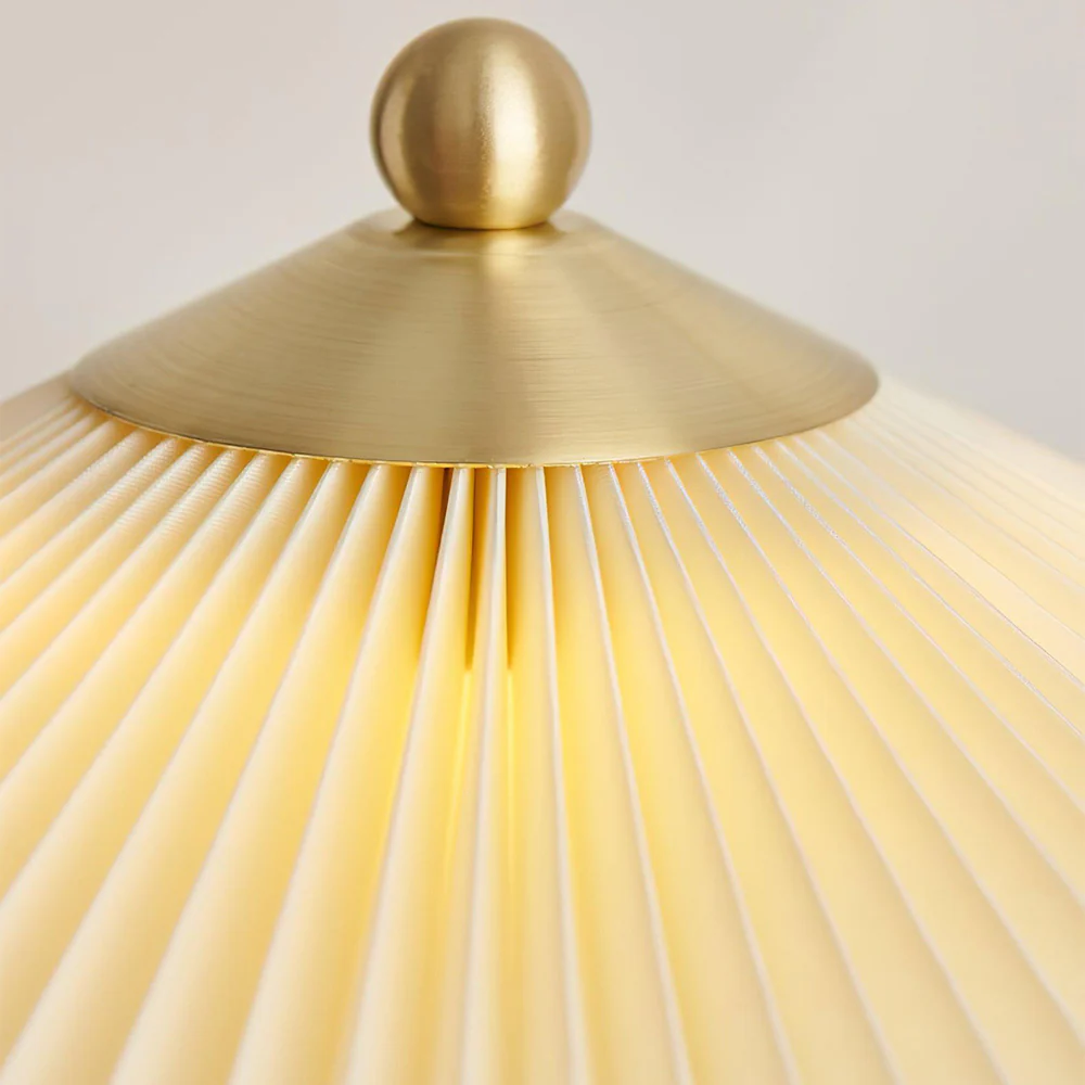 Mid Century Modern Pleated Table Lamp - Image 12