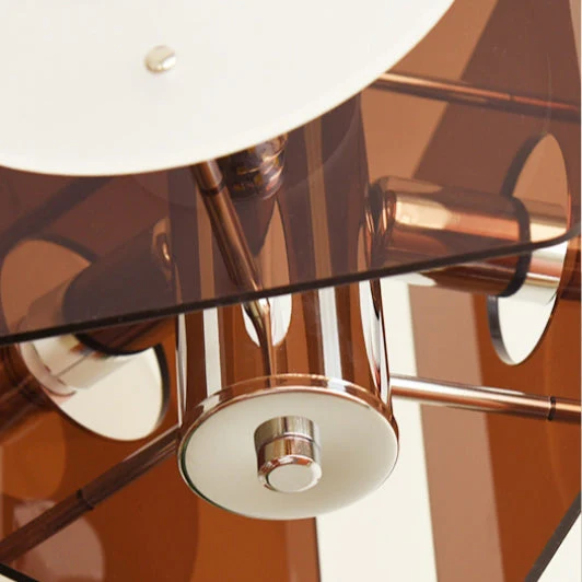 Middle Century Danish Deco Glass Hanging Lights - Image 6