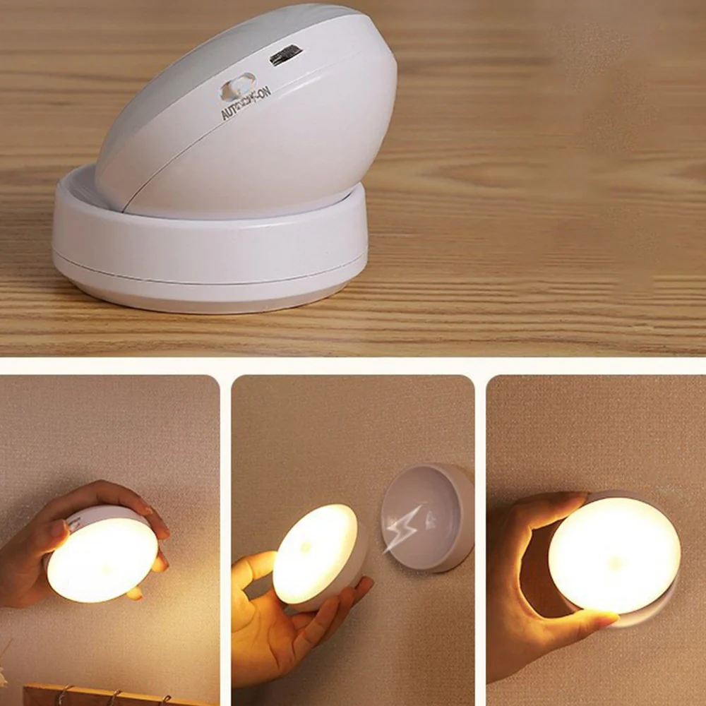 Mini Chargeable White LED Wall Light - Image 8
