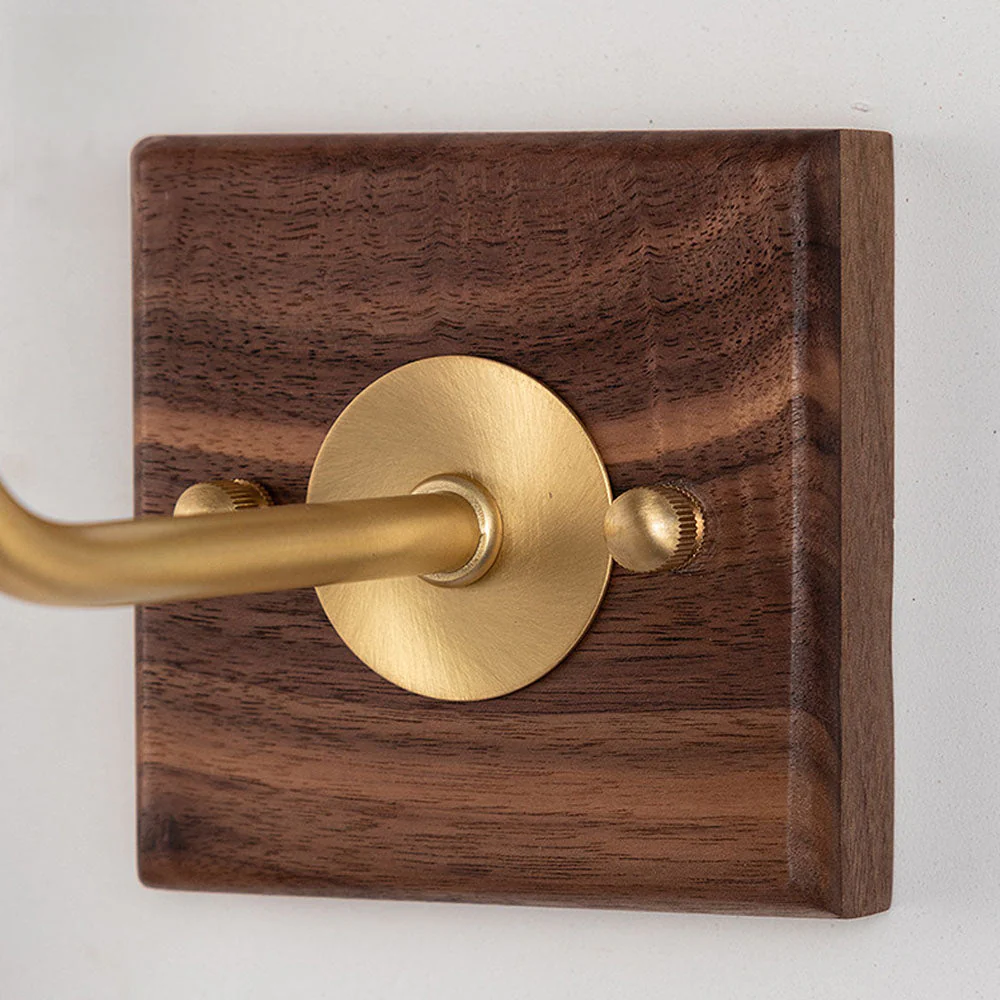 Minimalist Adjustable Brass Industrial Wall Light - Image 8