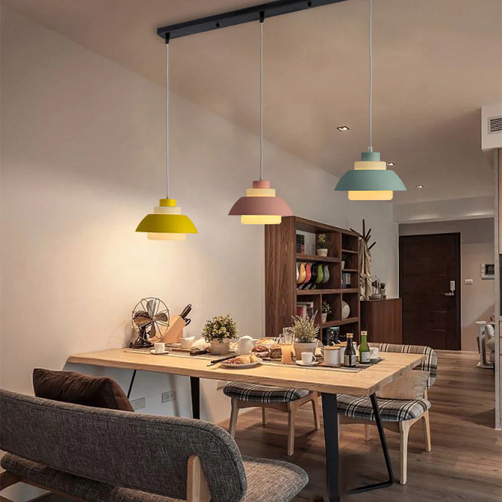 Minimalist Aluminum Pendant Light for Dining Room - Image 4