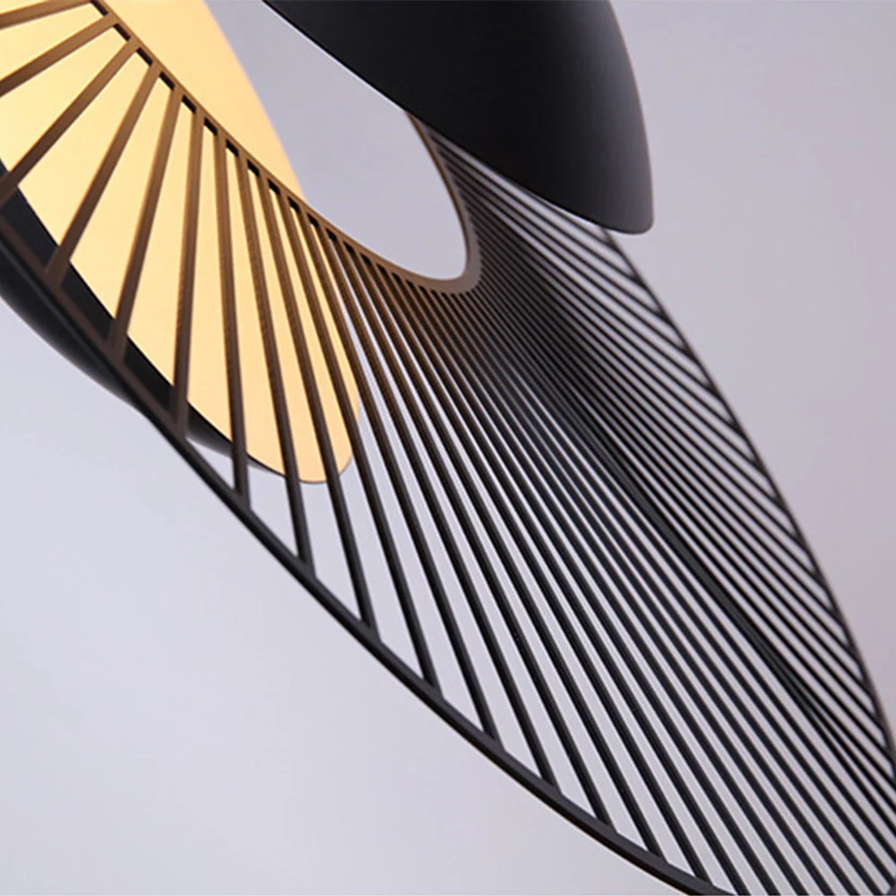 Minimalist Black Metal Pendant Light for Dining Room - Image 10