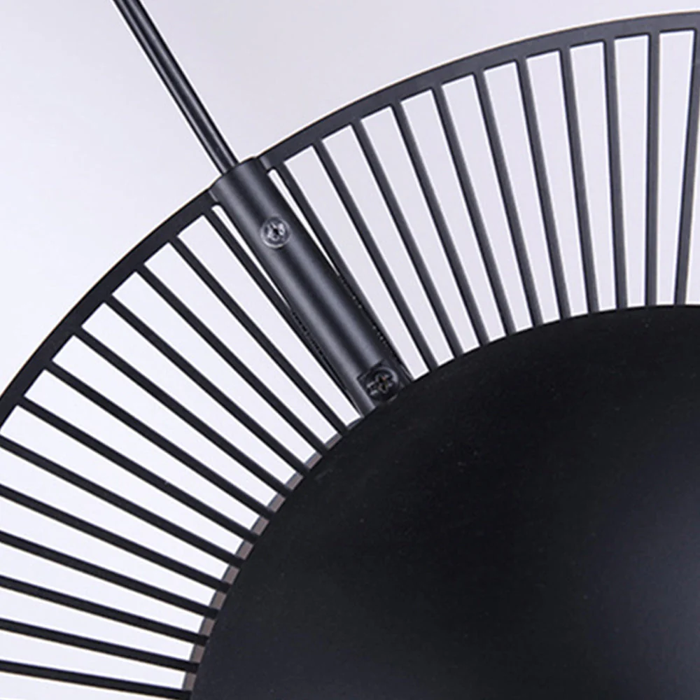 Minimalist Black Metal Pendant Light for Dining Room - Image 11