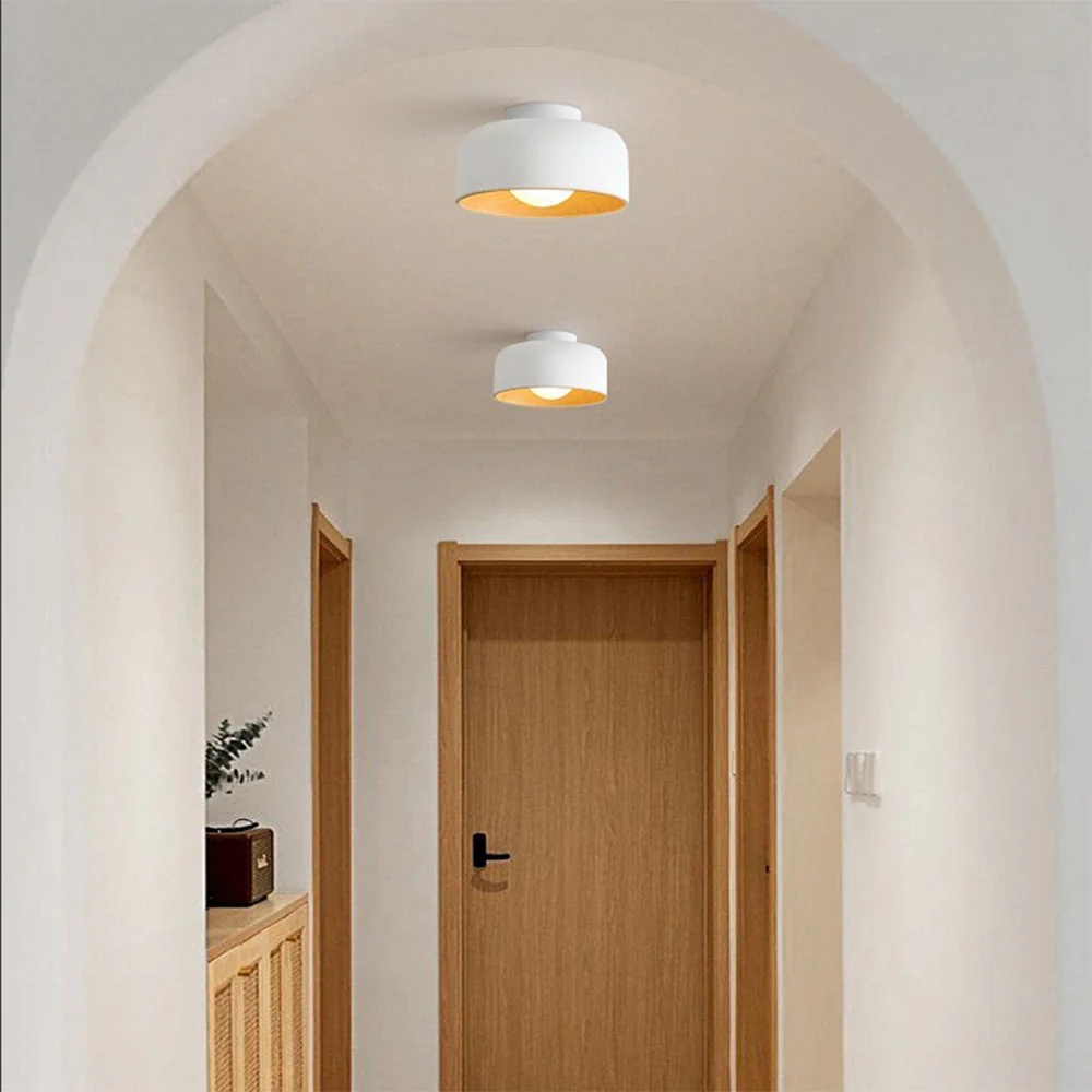 Minimalist Bowl Shaped Metal Ceiling Light - Image 2