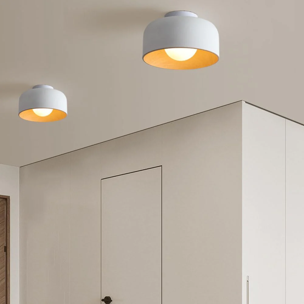 Minimalist Bowl Shaped Metal Ceiling Light - Image 4