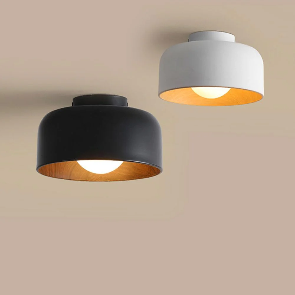Minimalist Bowl Shaped Metal Ceiling Light - Image 5