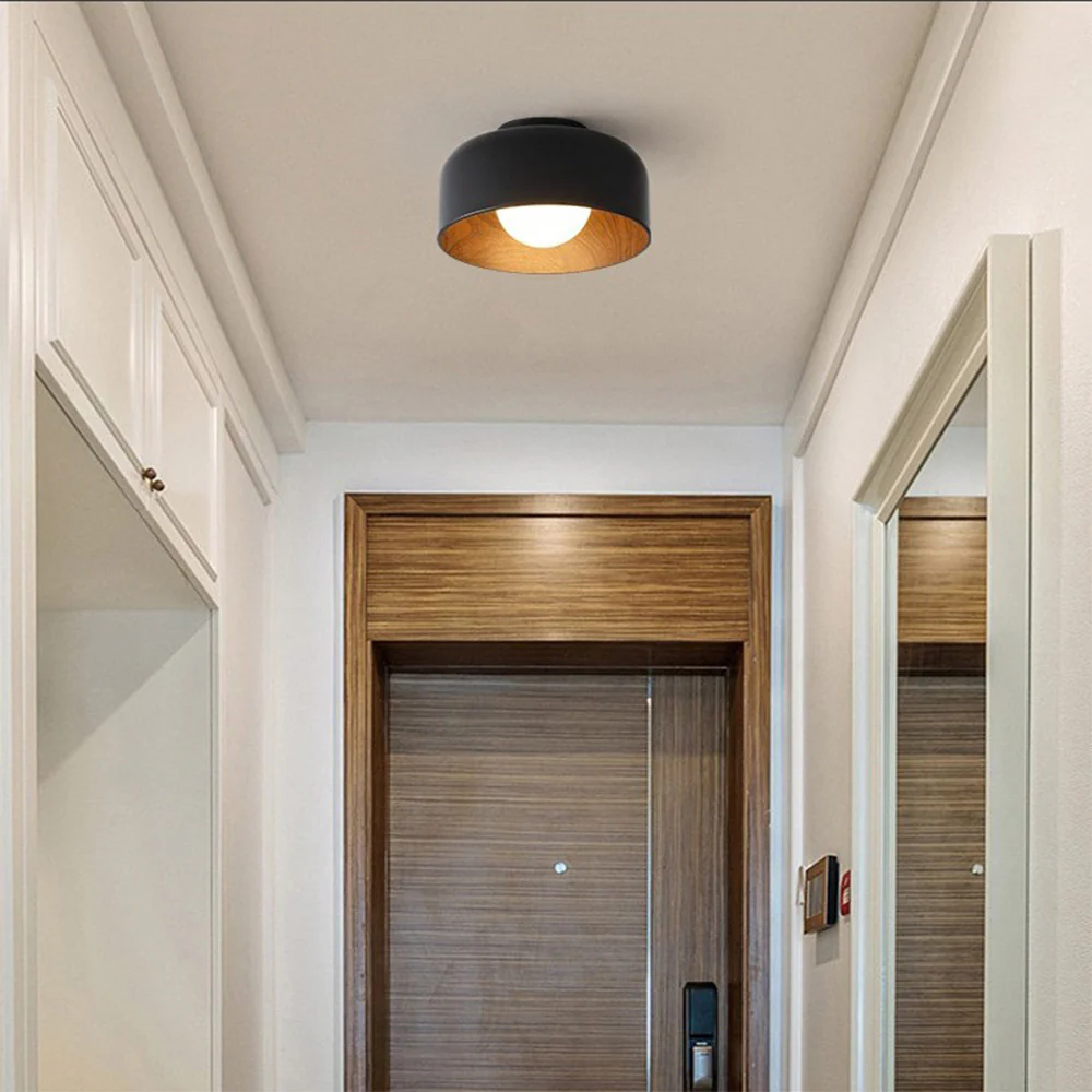 Minimalist Bowl Shaped Metal Ceiling Light - Image 6