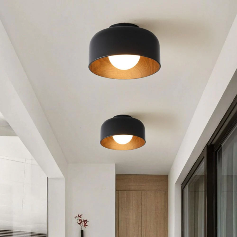 Minimalist Bowl Shaped Metal Ceiling Light - Image 8