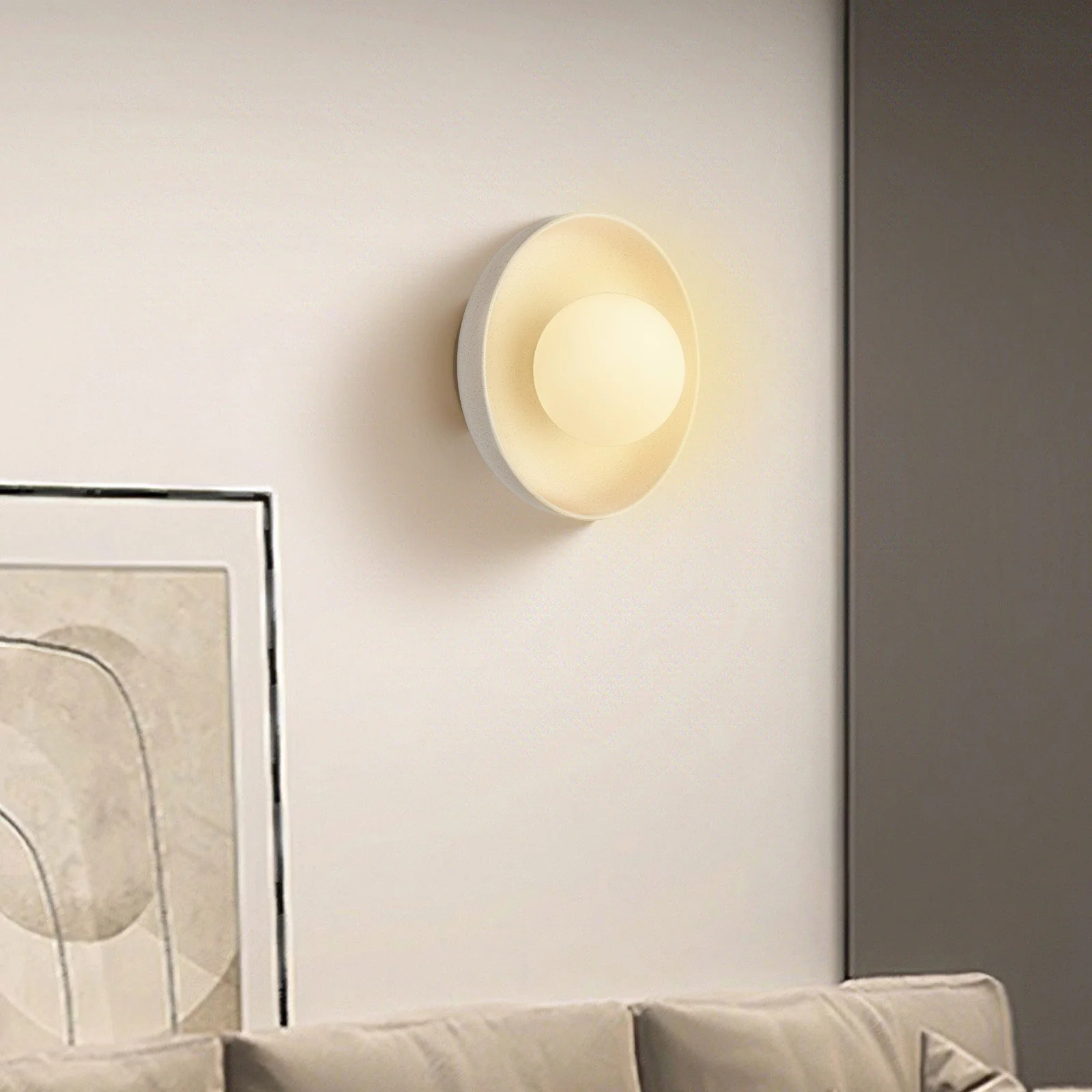 Minimalist Ceramic Stained Wall Light - Image 11
