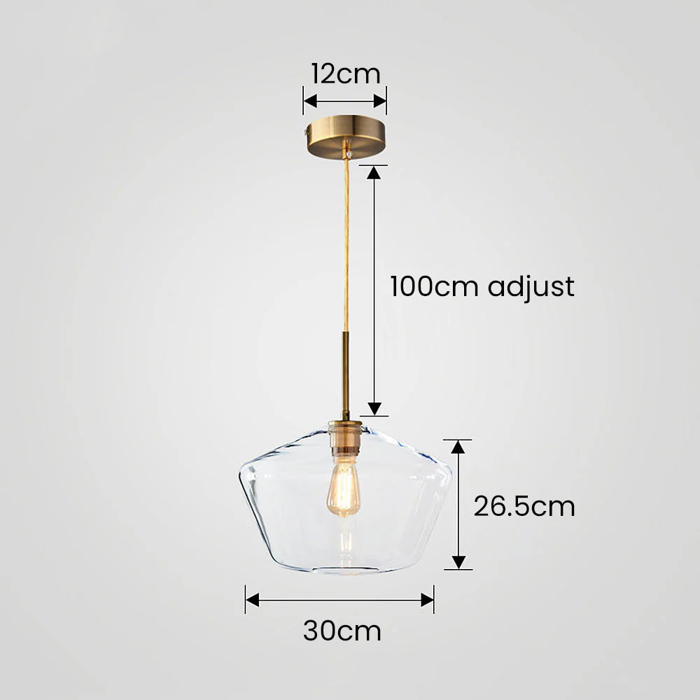 Minimalist Clear Rod Pendant Light - Image 19