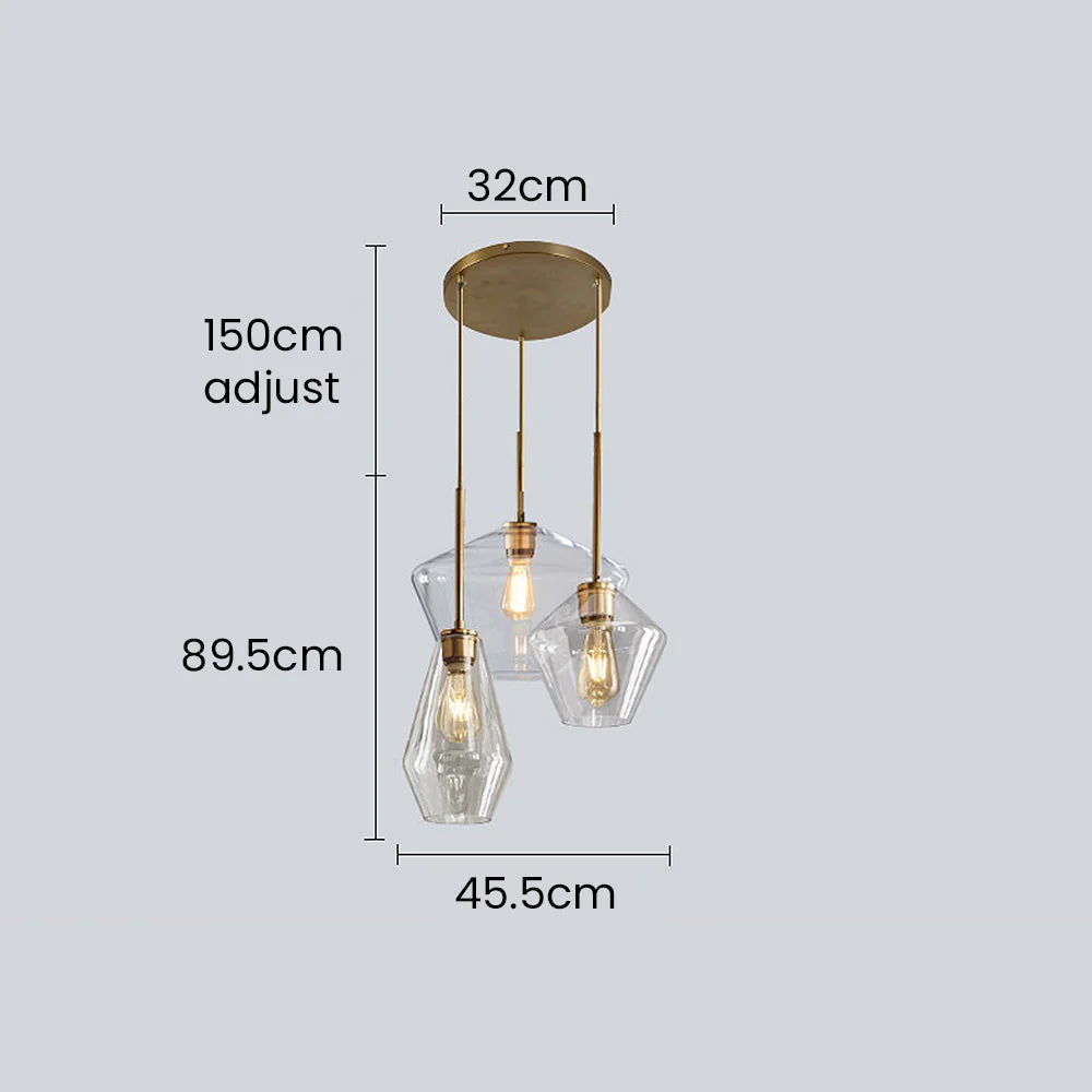 Minimalist Clear Rod Pendant Light - Image 20