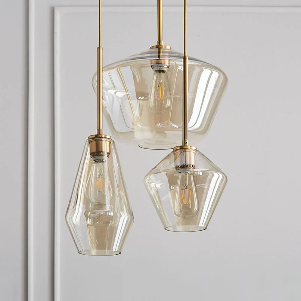 Minimalist Clear Rod Pendant Light - Image 6