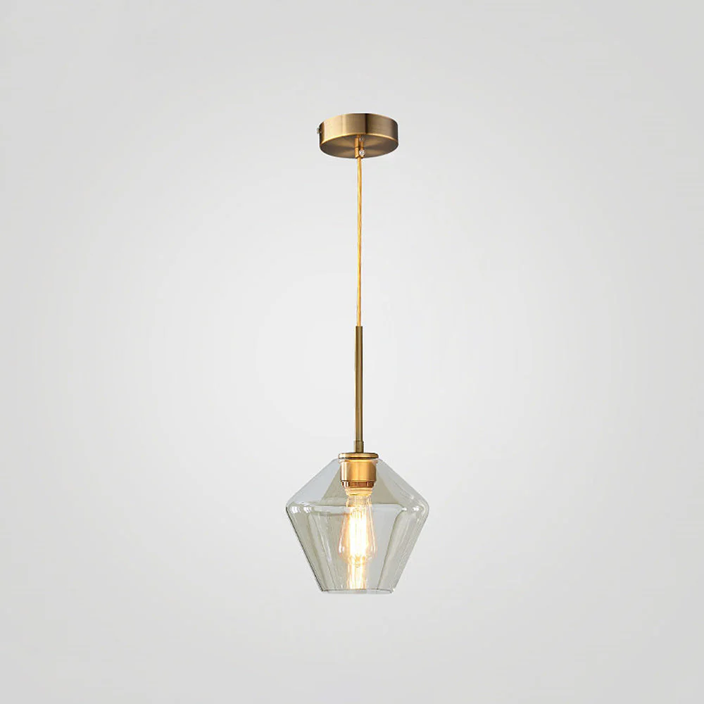 Minimalist Clear Rod Pendant Light - Image 8