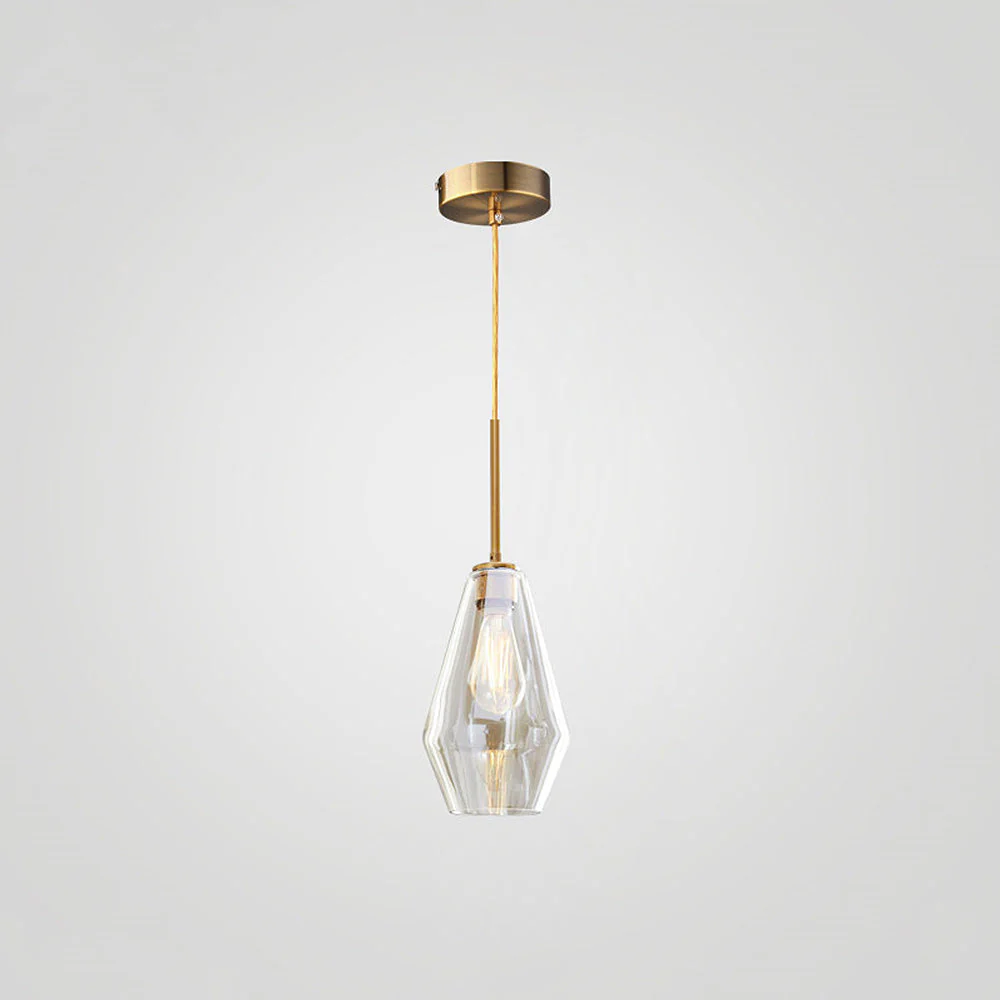 Minimalist Clear Rod Pendant Light - Image 9