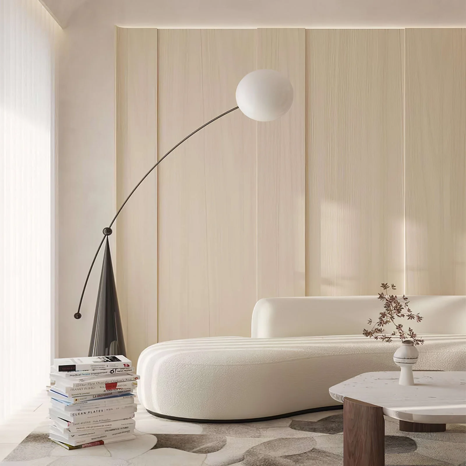 Minimalist Designer Iron Fishing Floor Lamp - Image 9
