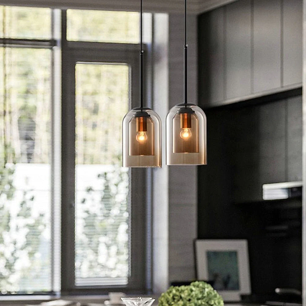 Minimalist Double Layer Small Pendant Light - Image 8