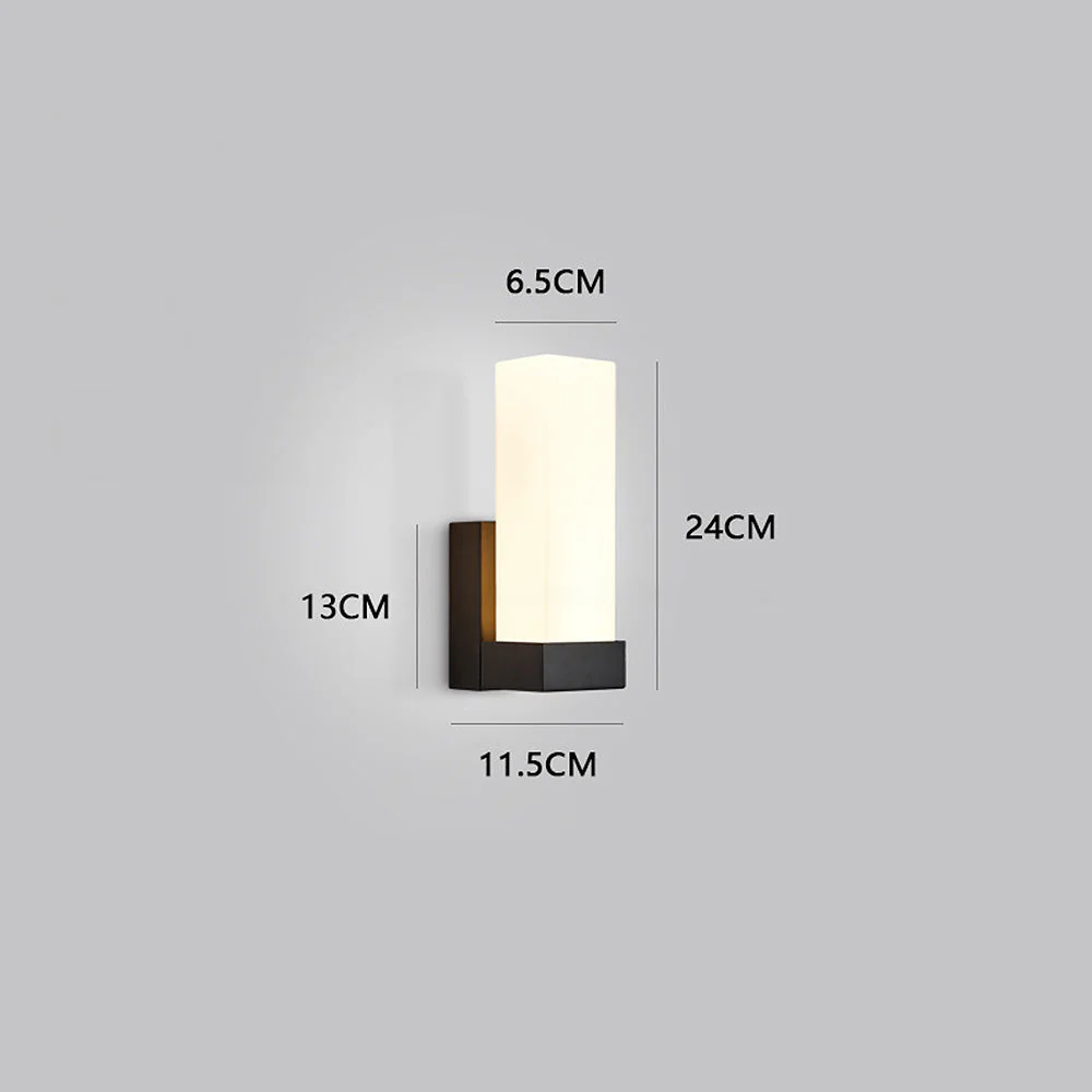 Minimalist Prismatic Metal Wall LED Light - Image 10