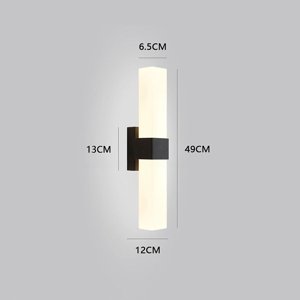 Minimalist Prismatic Metal Wall LED Light - Image 12