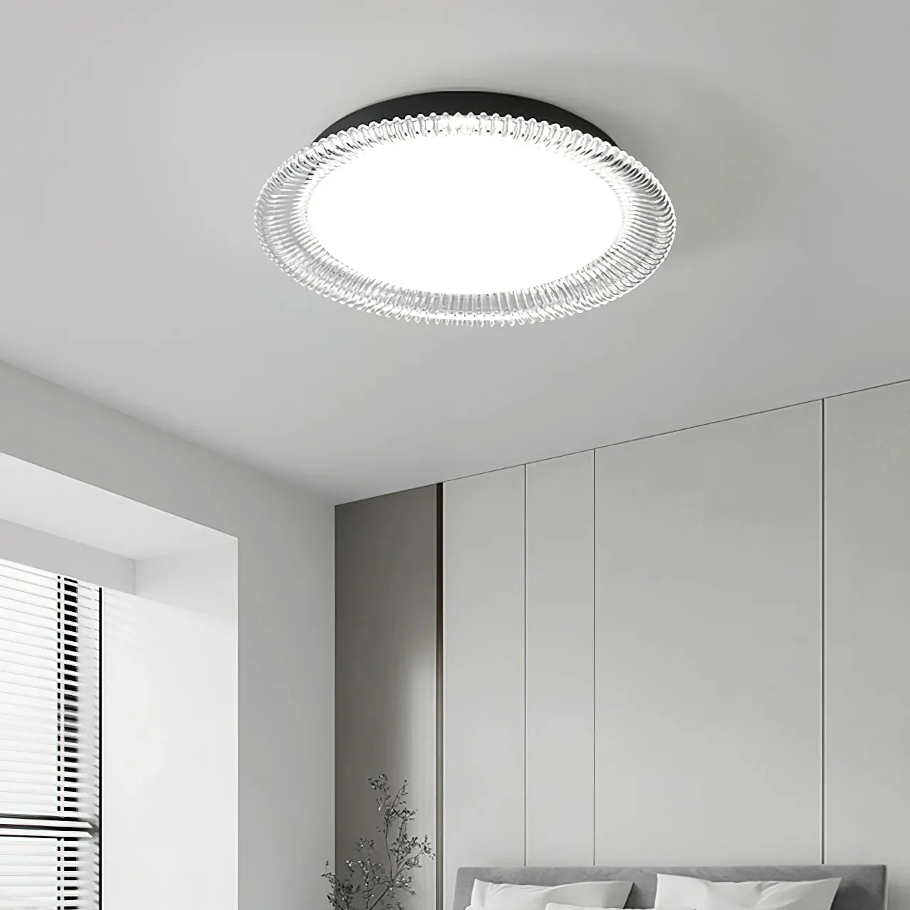 Minimalist Round Acrylic Living Room Ceiling Light - Image 10