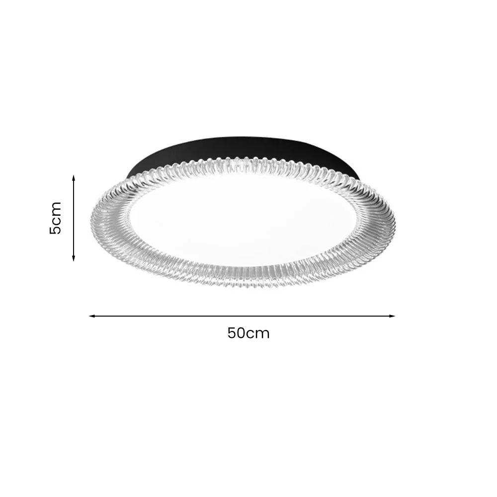 Minimalist Round Acrylic Living Room Ceiling Light - Image 15