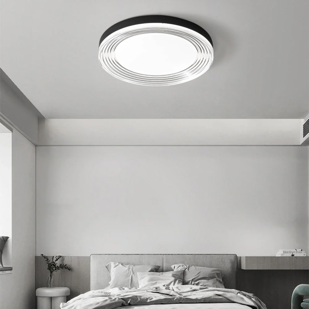 Minimalist Round Acrylic Living Room Ceiling Light - Image 2