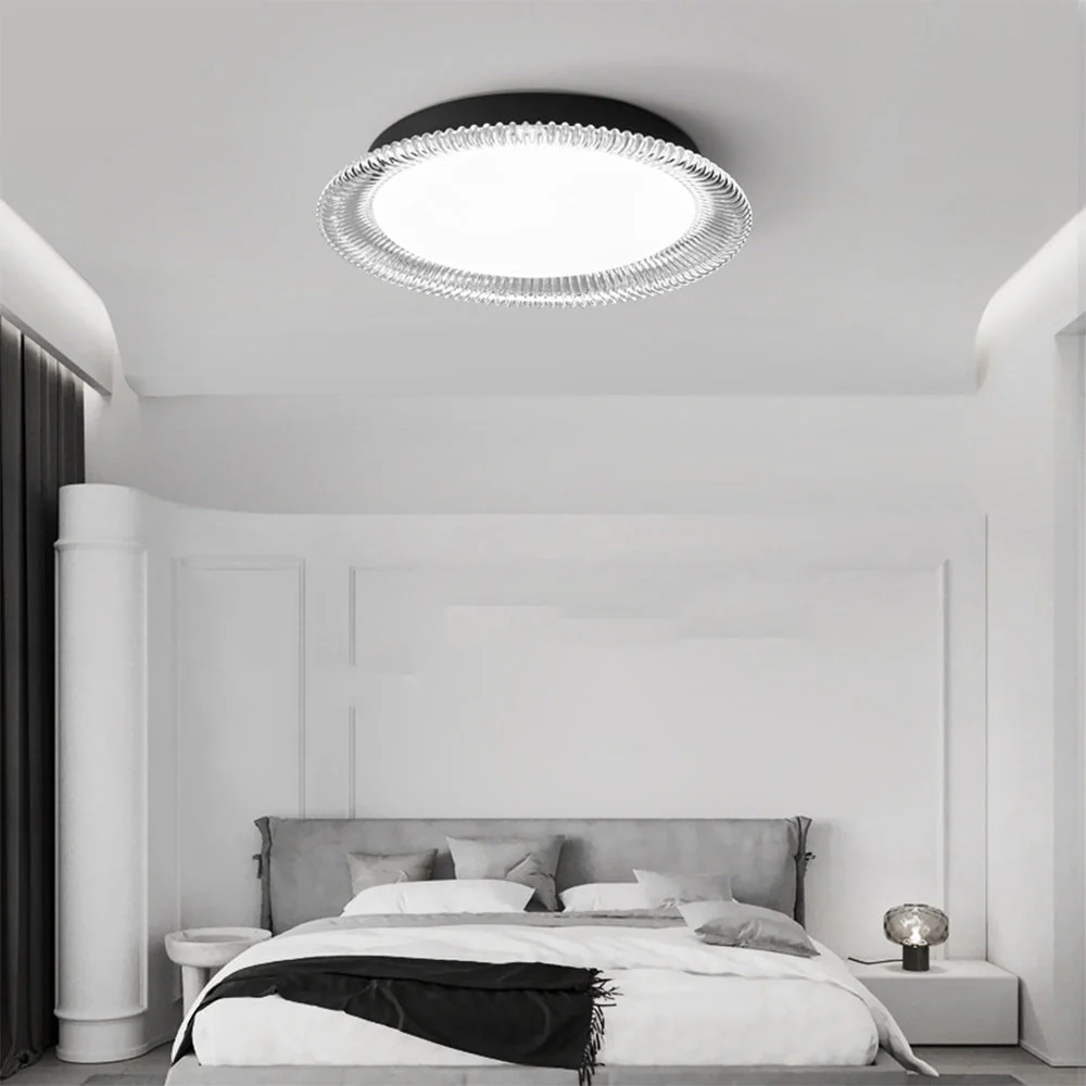Minimalist Round Acrylic Living Room Ceiling Light - Image 4