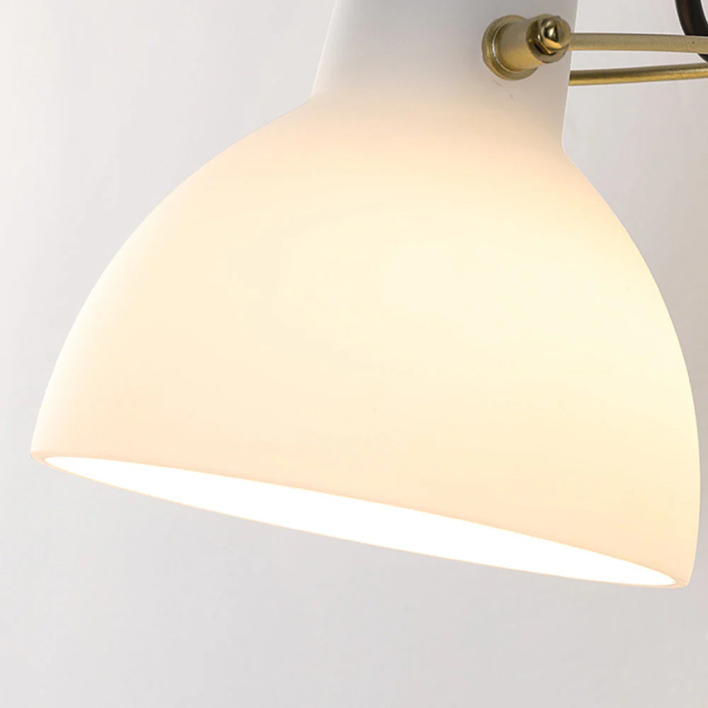 Minimalist Simple White Glass Wall Lamp - Image 8