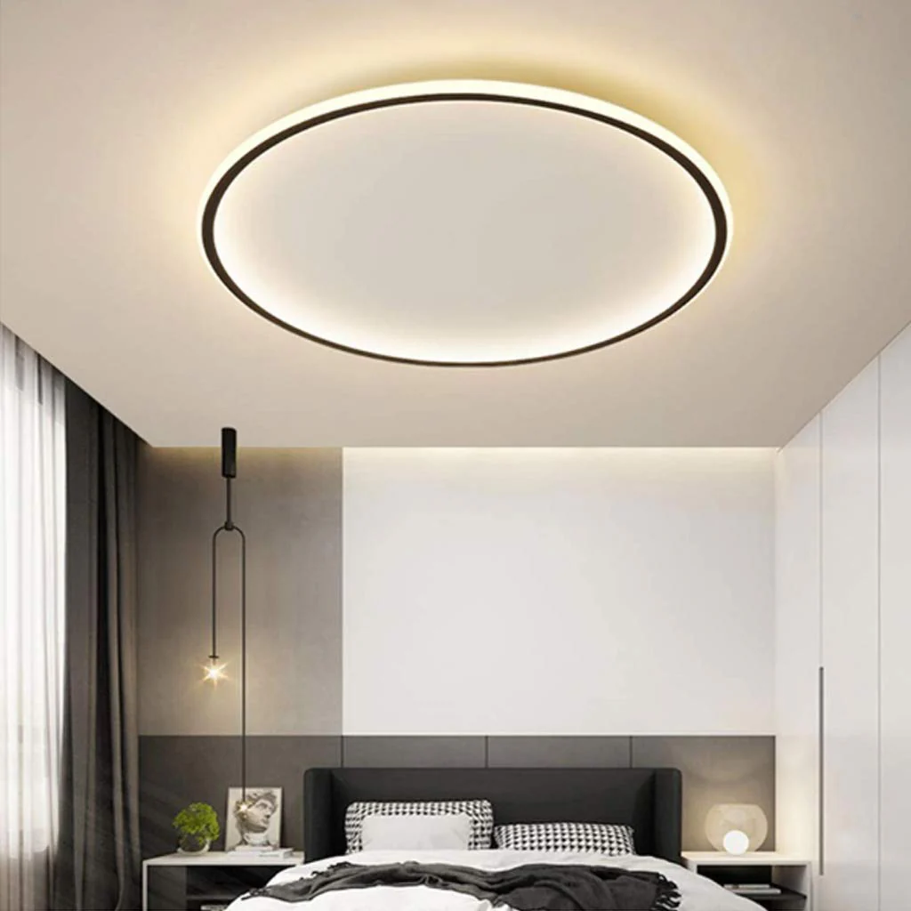 Minimalist Ultra-thin Adjustable Round Ceiling Light - Image 10