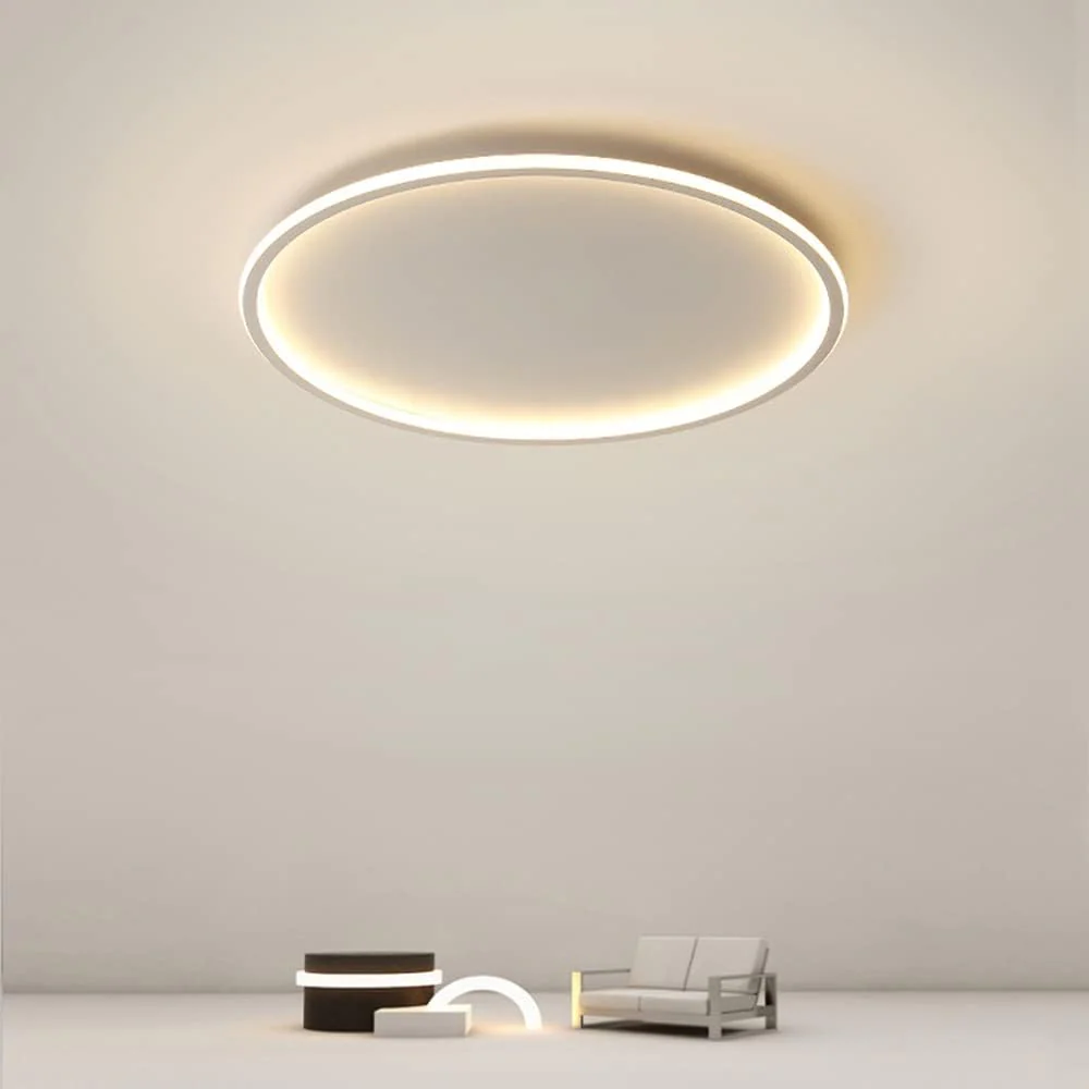 Minimalist Ultra-thin Adjustable Round Ceiling Light - Image 17