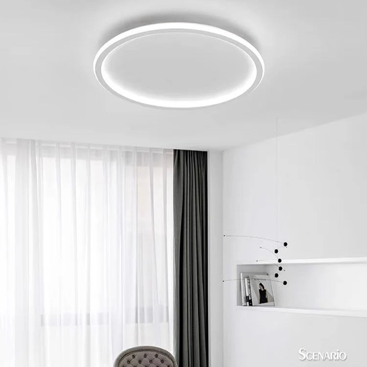 Minimalist Ultra-thin Adjustable Round Ceiling Light - Image 19