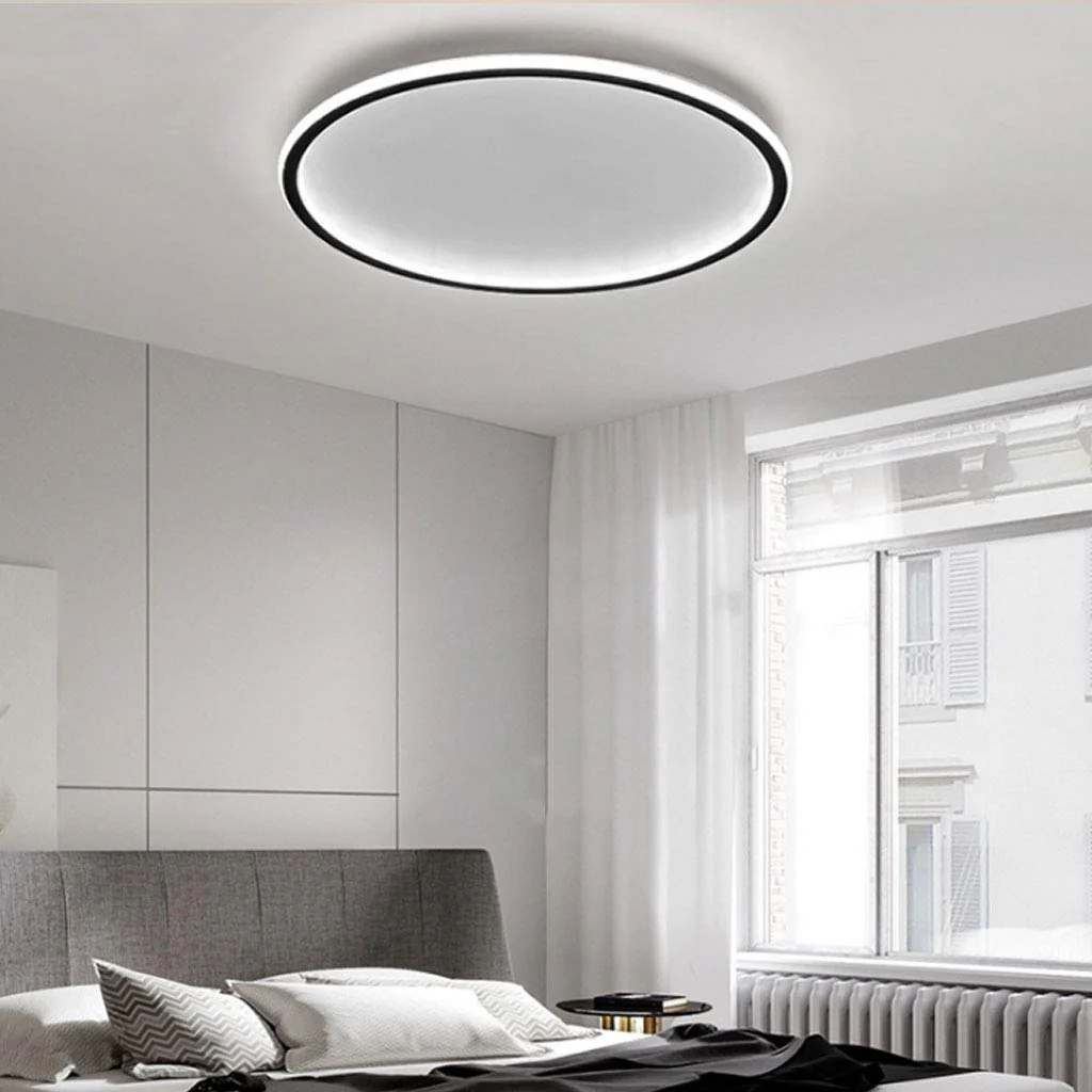 Minimalist Ultra-thin Adjustable Round Ceiling Light - Image 8