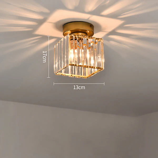 Modern 1-Light Black Hallway Ceiling Light - Image 11