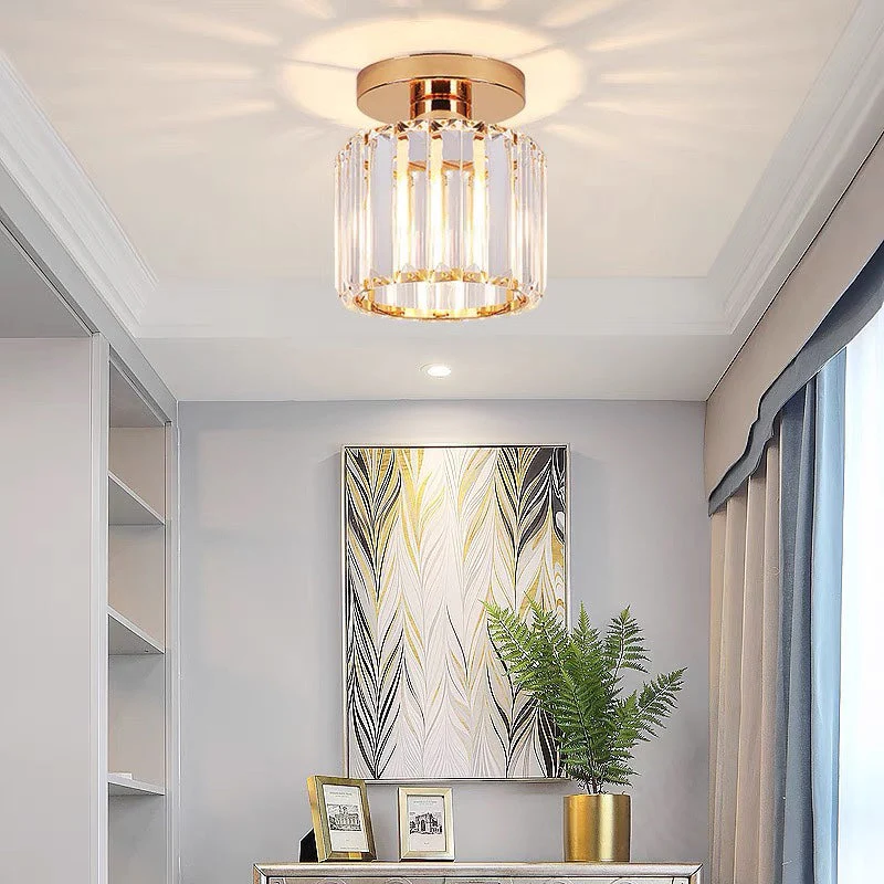 Modern 1-Light Black Hallway Ceiling Light - Image 23