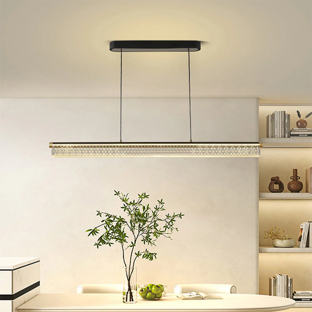 Modern Acrylic Long LED Pendant Light - Image 2