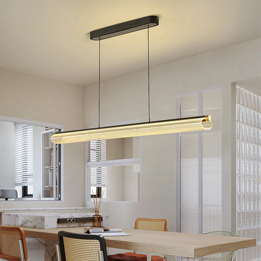 Modern Acrylic Long LED Pendant Light - Image 4