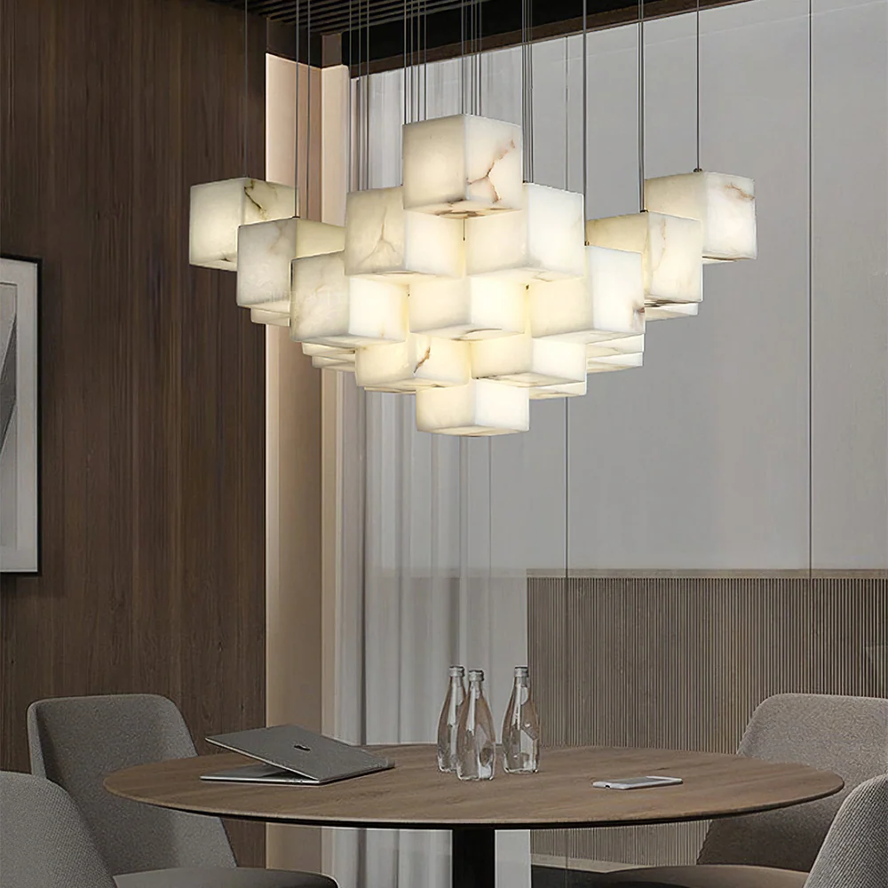 Modern Artistic Geometric Shape Elegant Hanging Light Fixture - Image 11