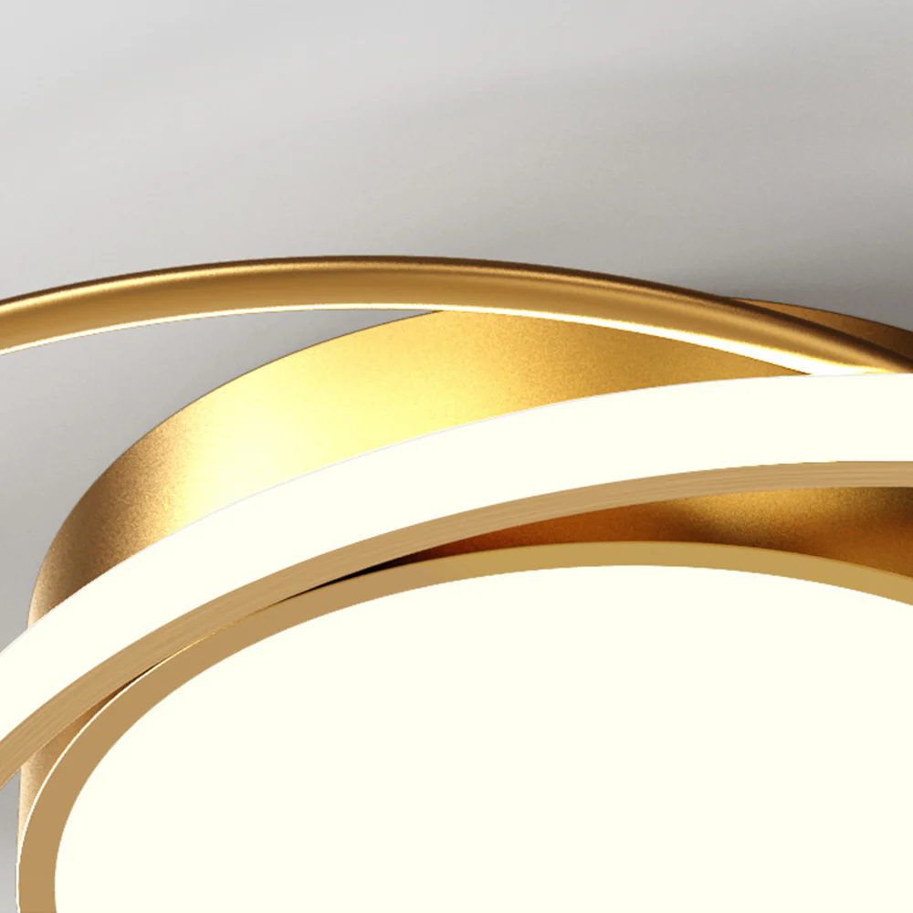 Modern Artistic Metal Round LED Ceiling Light - Image 10
