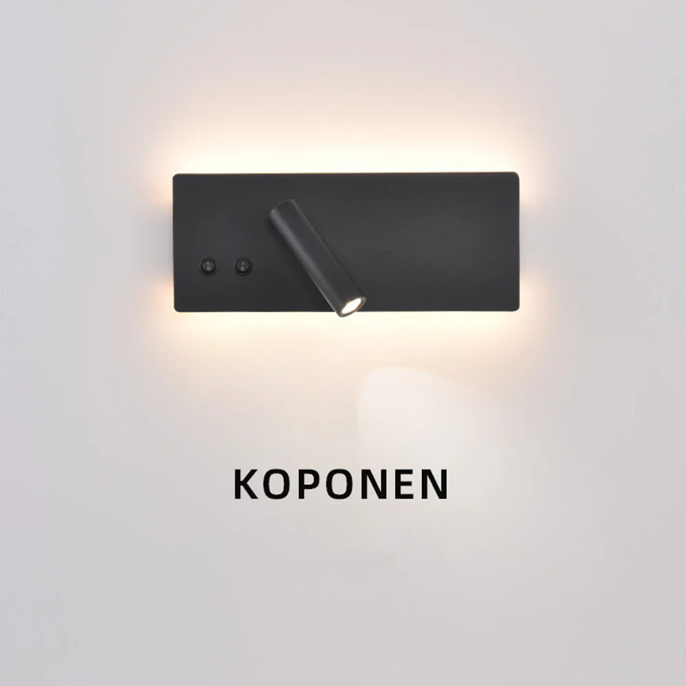 Modern Bedside Iron LED Reading Wall Light - Image 10