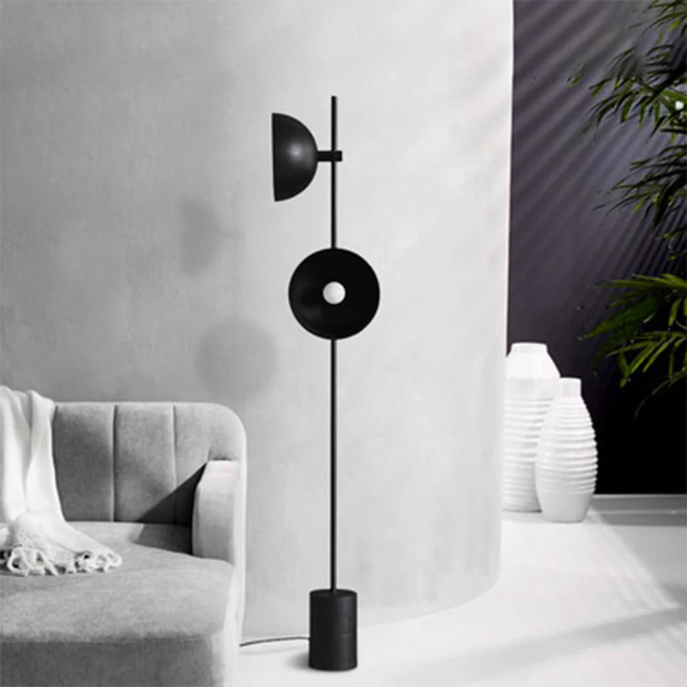 Modern Black Marble Floor Lamp - Image 5